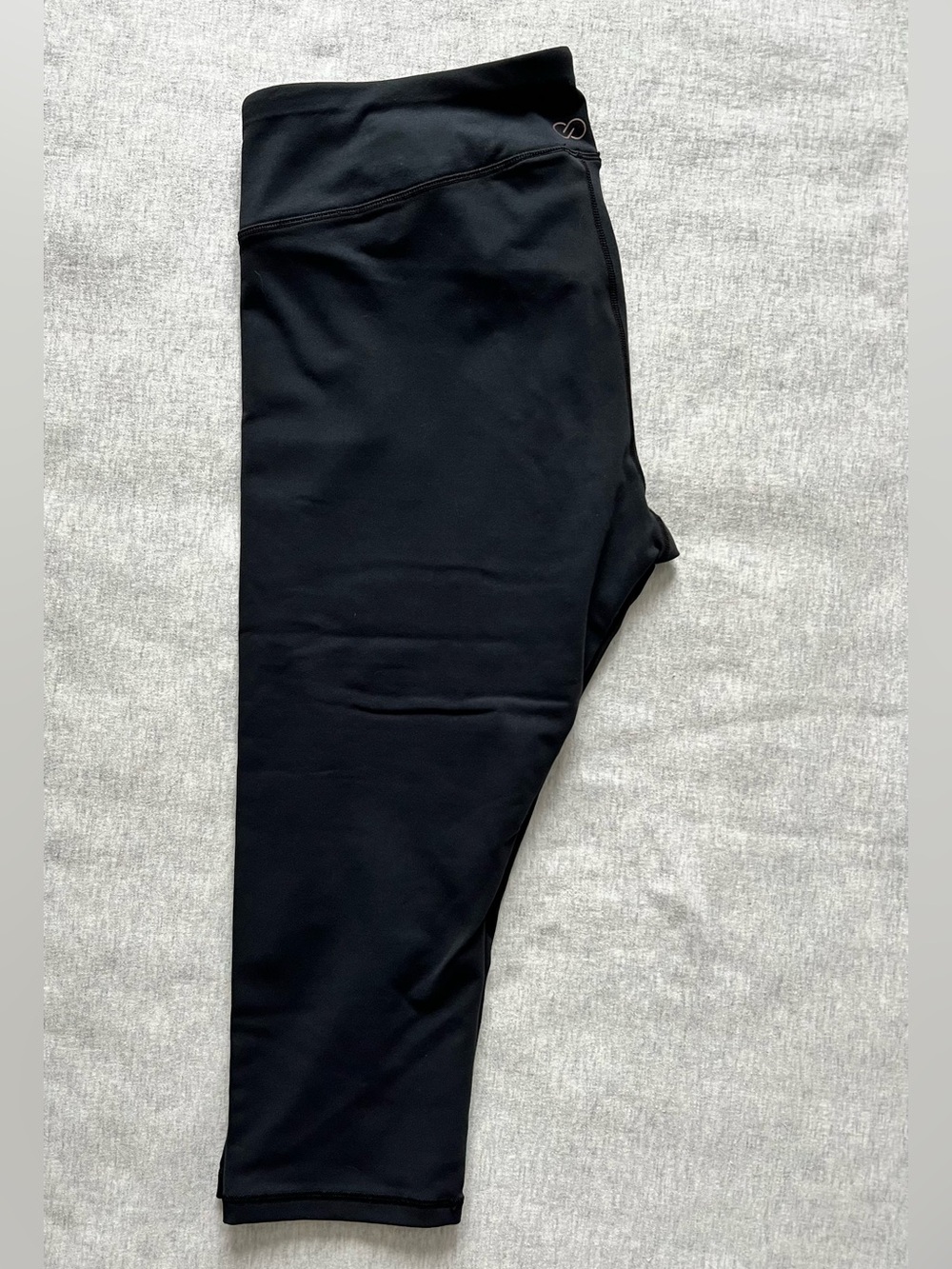 Calia Black High-Waist Cropped Leggings
